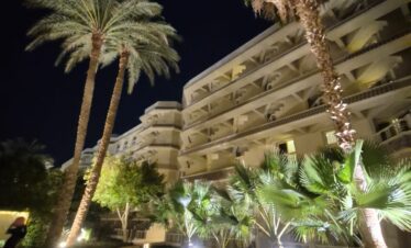 Vue de l'hôtel Sindbad Club 4* à Hurghada, Égypte.